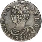 Goa. Rupia, 1840. NGC EF40