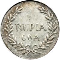 Goa. Rupia, 1857. NGC MS61 - 2