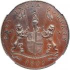 Madras Presidency. 20 Cash, 1803. NGC PF64