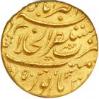 India - Mughal. Mohur, AH1117-1118 Year 50. NGC MS62