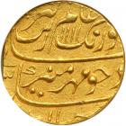 India - Mughal. Mohur, AH1111 Year 43. NGC AU55