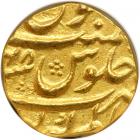 India - Mughal. Mohur, AH1115-1116 Year 48. NGC AU58