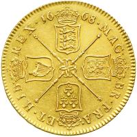 Great Britain. 5 Guineas, 1668. AU - 2