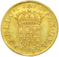 Great Britain. Broad of Twenty Shillings, 1656. PCGS MS61 - 2