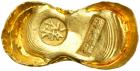 China. Gold 2 Taels Sycee, ND. EF