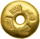 China. Gold 1 Tael Ingot, ND. VF