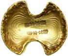 China. Gold 5 Taels Sycee, ND. EF