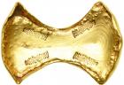 China. Gold 5 Taels Sycee, ND. EF