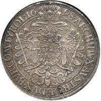 Austria. Taler, 1698 (Vienna). NGC AU53 - 2