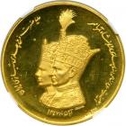 Iran. Proof Gold Medal, SH1347 (1967). NGC PF64