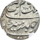 India - Mughal. Rupee, AH1109 Year 41. NGC AU58