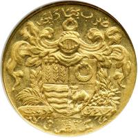 India - Bahawalpur. Ashrafi, AH1343 (1925). NGC AU50 - 2