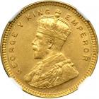 British India. 15 Rupees, 1918(B). NGC AU58