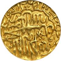 India - Mughal. Gold Mohur, AH973 (1565). NGC AU50 - 2