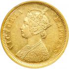 British India. Mohur, 1882-C. PCGS AU55