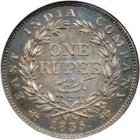 British India. Proof Rupee, 1835-C. NGC MS63 - 2