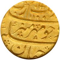 India - Mughal. Mohur, AH1100 Year 32. NGC MS62 - 2