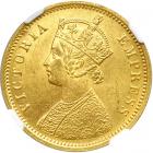 British India. Mohur, 1889-C. NGC MS63