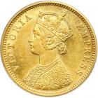 British India. Mohur, 1885-C. PCGS MS61