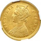 British India. Mohur, 1891-C. NGC MS63