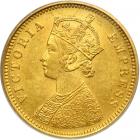 British India. Mohur, 1881. PCGS MS62