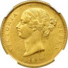 British India. Mohur, 1841-C. NGC MS61
