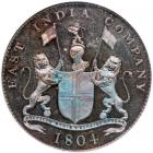 Bombay Presidency. Proof 2 Pice, 1804. NGC PF63