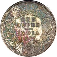 British India. Rupee, 1875-C. NGC MS62 - 2