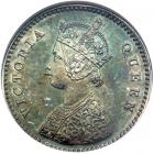 British India. 2 Annas, 1862-B. NGC MS63