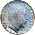 British India. ½ Rupee, 1905-C. NGC MS63