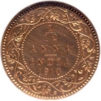 British India. 1/12 Anna, 1910-C. NGC MS64 - 2