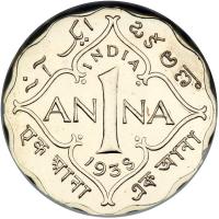 British India. Anna, 1938-C. NGC MS63 - 2