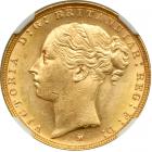 Australia. Sovereign, 1885-M. NGC MS62