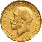British India. Sovereign, 1918-I. NGC MS63