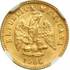 Mexico. Peso, 1905-Mo M. NGC MS63