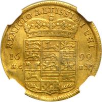 German States - Brunswick-Wolfenb&uuml;ttel. Ducat, 1699-HCH. NGC VF - 2