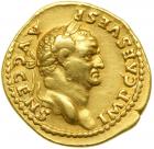 Vespasian, AD 69-79. Gold Aureus (7.13 g) minted at Rome, AD 73. VF