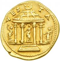 Vespasian, AD 69-79. Gold Aureus (7.13 g) minted at Rome, AD 73. VF - 2