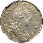 Great Britain. Sixpence, 1697-Y. NGC AU55