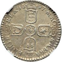 Great Britain. Sixpence, 1697-Y. NGC AU55 - 2