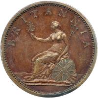 Great Britain. Bronzed Proof Penny, 1806. PCGS PF65 - 2