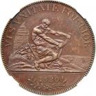 Great Britain. Copper Proof Pattern Crown, 1820. NGC PF64