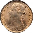 Great Britain. Penny, 1881-H. NGC MS64