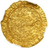 Great Britain. Half Noble, ND. NGC MS62 - 2