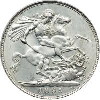 Great Britain. Crown, 1895. UNC - 2