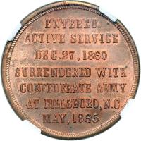 1892 German Artillery 50th Anniversary NGC graded Unc Details - 2