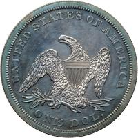 1862 Liberty Seated Dollar. PF55 - 2