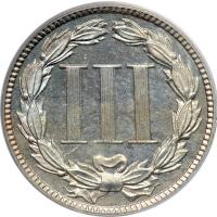 1885 Nickel Three Cents. PCGS PF64 - 2