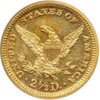 1885 $2.50 Liberty. PCGS AU58 - 2