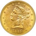 1885-S $10 Liberty. PCGS AU55